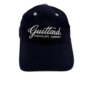 Guittard Chocolate Company Hat Unisex OSFA Navy Blue Baseball Cap EST 1868 Promo